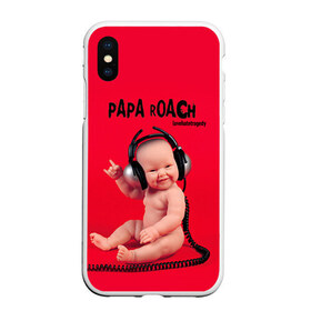 Чехол для iPhone XS Max матовый с принтом Paparoach 7 в Тюмени, Силикон | Область печати: задняя сторона чехла, без боковых панелей | Тематика изображения на принте: papa roach | roach | папа роач | папароач | папароч | роач | роч