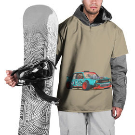 Накидка на куртку 3D с принтом Гонка 2 в Тюмени, 100% полиэстер |  | драг | дрифт | корч | тачила | тачка