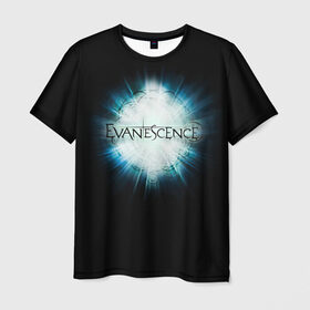 Мужская футболка 3D с принтом Evanescence 7 в Тюмени, 100% полиэфир | прямой крой, круглый вырез горловины, длина до линии бедер | evanescence | fallen | the open door | джен маджура | иванесенс | тим маккорд | трой маклоухорн | уилл хант | эванесенс | эми ли
