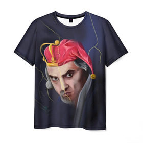 Мужская футболка 3D с принтом Горшенёв в Тюмени, 100% полиэфир | прямой крой, круглый вырез горловины, длина до линии бедер | горшек | горшок | киш | король и шут