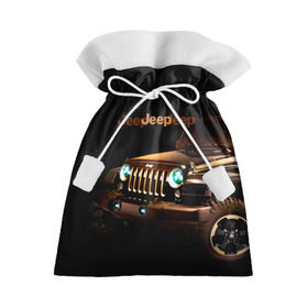 Подарочный 3D мешок с принтом Jeep в Тюмени, 100% полиэстер | Размер: 29*39 см | brand | car | chrysler | jeep | logo | usa | автомобиль | джип | крайслер | логотип | марка | сша