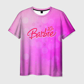 Мужская футболка 3D с принтом Барби 5 в Тюмени, 100% полиэфир | прямой крой, круглый вырез горловины, длина до линии бедер | barbie | барби | девочка | девушка | кукла