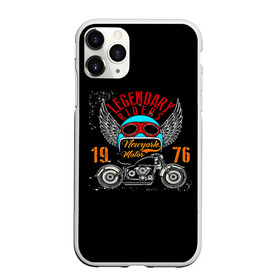 Чехол для iPhone 11 Pro матовый с принтом Мото 1976 в Тюмени, Силикон |  | 3d | legendary riders | riders | rock | авто | автомобильные | гонщик | дорога | колеса | крылья | мото | мотоциклы | рок