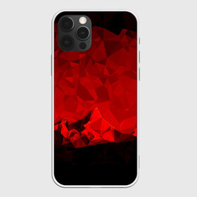 Чехол для iPhone 12 Pro Max с принтом crystal abstract в Тюмени, Силикон |  | abstract | gray | lowpoly | polygon | triangle | абстракция | геометрия | полигоны | треугольники