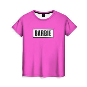 Женская футболка 3D с принтом Barbie в Тюмени, 100% полиэфир ( синтетическое хлопкоподобное полотно) | прямой крой, круглый вырез горловины, длина до линии бедер | badgirl | barbie | beach party | beaches | bride | crew | girl | girlfriends | henparty | pink | power | princess | real girls | superbride | team | девичник | для влюбленных | для подруг | замуж | море | невеста | отдых | пляж | пляжная вечеринка | подру