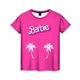 Женская футболка 3D с принтом Barbie пальмы в Тюмени, 100% полиэфир ( синтетическое хлопкоподобное полотно) | прямой крой, круглый вырез горловины, длина до линии бедер | badgirl | barbie | beach party | beaches | bride | crew | girl | girlfriends | henparty | pink | power | princess | real girls | superbride | team | девичник | для влюбленных | для подруг | замуж | море | невеста | отдых | пляж | пляжная вечеринка | подру