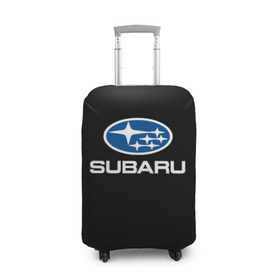Чехол для чемодана 3D с принтом Subaru в Тюмени, 86% полиэфир, 14% спандекс | двустороннее нанесение принта, прорези для ручек и колес | subaru | автомобиль | марка | машина | субару