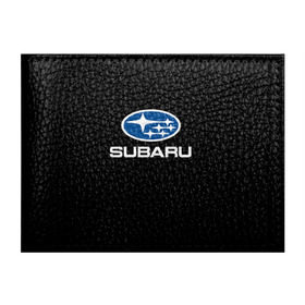 Обложка для студенческого билета с принтом Subaru в Тюмени, натуральная кожа | Размер: 11*8 см; Печать на всей внешней стороне | subaru | автомобиль | марка | машина | субару