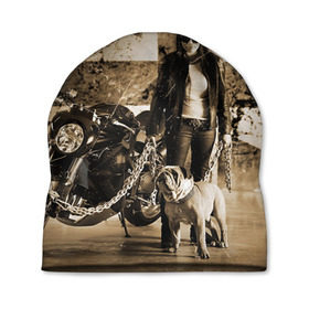Шапка 3D с принтом Bulldog Yamaha в Тюмени, 100% полиэстер | универсальный размер, печать по всей поверхности изделия | brand | bulldog yamaha bt1100 bulldog | car | chain | dog | english | flag | girl | japanese | logo | motorcycle | sign | yamaha | автомобиль | английский | девушка | знак | логотип | марка | мотоцикл | собака | флаг | цепи | ямаха | японская