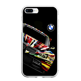 Чехол для iPhone 7Plus/8 Plus матовый с принтом BMW в Тюмени, Силикон | Область печати: задняя сторона чехла, без боковых панелей | bmw | авто | бмв | магина | марка