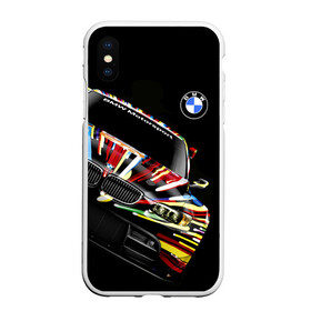 Чехол для iPhone XS Max матовый с принтом BMW в Тюмени, Силикон | Область печати: задняя сторона чехла, без боковых панелей | bmw | авто | бмв | магина | марка