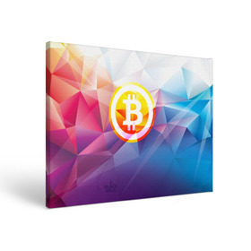 Холст прямоугольный с принтом Биткоин - Bitcoin Geometria в Тюмени, 100% ПВХ |  | Тематика изображения на принте: bitcoin | coin | crypto | geometria | polygon | биткоин | геометрия | коин | криптовалюта | полигон