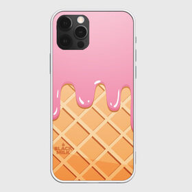 Чехол для iPhone 12 Pro Max с принтом Black Milk Мороженое Стаканчик в Тюмени, Силикон |  | Тематика изображения на принте: ice cream | мороженое | рожок | стаканчик | эскимо