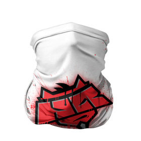 Бандана-труба 3D с принтом cs:go - HellRaisers (White collection) в Тюмени, 100% полиэстер, ткань с особыми свойствами — Activecool | плотность 150‒180 г/м2; хорошо тянется, но сохраняет форму | cs go | hellraisers | кс го | хеллрейзерс