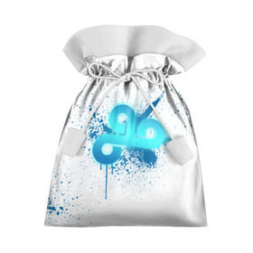 Подарочный 3D мешок с принтом cs:go - Cloud9 (White collection) в Тюмени, 100% полиэстер | Размер: 29*39 см | Тематика изображения на принте: 0x000000123 | cloud9 | cs go | white | кс го