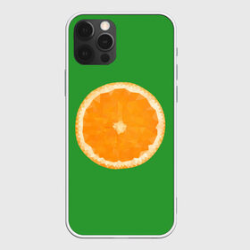 Чехол для iPhone 12 Pro Max с принтом Низкополигональный апельсин в Тюмени, Силикон |  | Тематика изображения на принте: lowpoly | polygonal | апельсин | зеленый | оранджевый | полигон | полигональный | полигоны | яркий