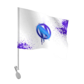 Флаг для автомобиля с принтом cs:go - EnVyUs (White collection) в Тюмени, 100% полиэстер | Размер: 30*21 см | 0x000000123 | cs go | envyus | white | кс го | энви