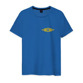 Мужская футболка хлопок с принтом vault 13 в Тюмени, 100% хлопок | прямой крой, круглый вырез горловины, длина до линии бедер, слегка спущенное плечо. | 1 | 13 | fallout | vault