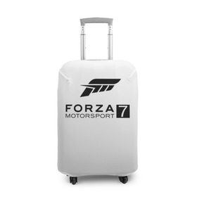 Чехол для чемодана 3D с принтом FORZA 7 в Тюмени, 86% полиэфир, 14% спандекс | двустороннее нанесение принта, прорези для ручек и колес | car | crew | dirt | flatout | grid | need | nfs | race | speed | гонки | машина | скорость