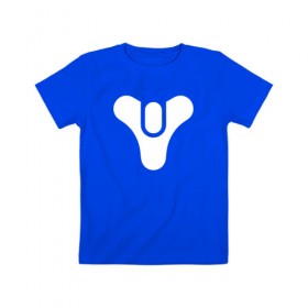 Детская футболка хлопок с принтом Destiny в Тюмени, 100% хлопок | круглый вырез горловины, полуприлегающий силуэт, длина до линии бедер | destiny | destiny 2 | дестени | космос