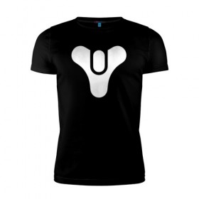Мужская футболка премиум с принтом Destiny в Тюмени, 92% хлопок, 8% лайкра | приталенный силуэт, круглый вырез ворота, длина до линии бедра, короткий рукав | destiny | destiny 2 | дестени | космос