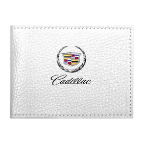 Обложка для студенческого билета с принтом Cadillac в Тюмени, натуральная кожа | Размер: 11*8 см; Печать на всей внешней стороне | авто | кадиллак | марка | машина