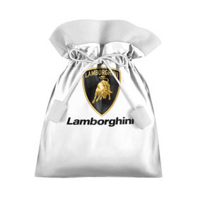 Подарочный 3D мешок с принтом Lamborghini в Тюмени, 100% полиэстер | Размер: 29*39 см | Тематика изображения на принте: авто | ламборджини | марка | машина
