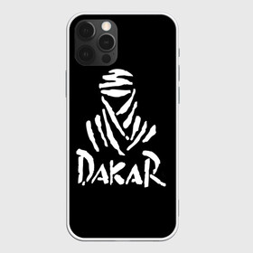 Чехол для iPhone 12 Pro с принтом Dakar в Тюмени, силикон | область печати: задняя сторона чехла, без боковых панелей | dakar | desert | logo | race | rally | sign | гонки | дакар | знак | логотип | пустыня | ралли