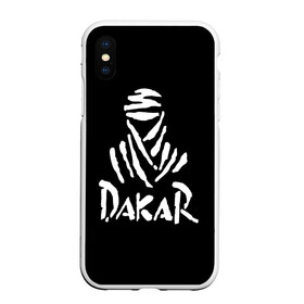 Чехол для iPhone XS Max матовый с принтом Dakar в Тюмени, Силикон | Область печати: задняя сторона чехла, без боковых панелей | Тематика изображения на принте: dakar | desert | logo | race | rally | sign | гонки | дакар | знак | логотип | пустыня | ралли