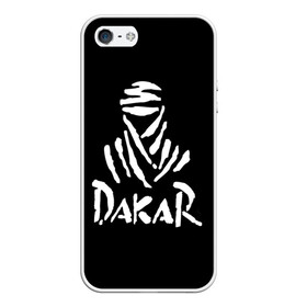 Чехол для iPhone 5/5S матовый с принтом Dakar в Тюмени, Силикон | Область печати: задняя сторона чехла, без боковых панелей | Тематика изображения на принте: dakar | desert | logo | race | rally | sign | гонки | дакар | знак | логотип | пустыня | ралли