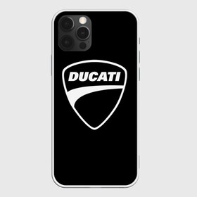 Чехол для iPhone 12 Pro с принтом Ducati в Тюмени, силикон | область печати: задняя сторона чехла, без боковых панелей | Тематика изображения на принте: авто | дукати | марка | машина