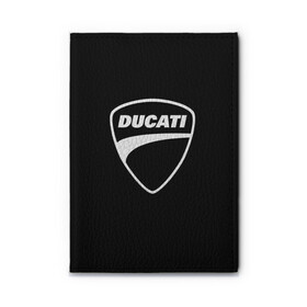 Обложка для автодокументов с принтом Ducati в Тюмени, натуральная кожа |  размер 19,9*13 см; внутри 4 больших “конверта” для документов и один маленький отдел — туда идеально встанут права | авто | дукати | марка | машина