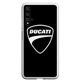 Чехол для Honor 20 с принтом Ducati в Тюмени, Силикон | Область печати: задняя сторона чехла, без боковых панелей | авто | дукати | марка | машина