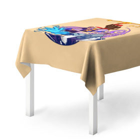 Скатерть 3D с принтом Destiny в Тюмени, 100% полиэстер (ткань не мнется и не растягивается) | Размер: 150*150 см | 