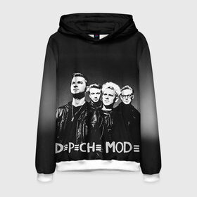 Мужская толстовка 3D с принтом Depeche mode в Тюмени, 100% полиэстер | двухслойный капюшон со шнурком для регулировки, мягкие манжеты на рукавах и по низу толстовки, спереди карман-кенгуру с мягким внутренним слоем. | альтернативный рок | вестник моды | винс кларк | депеш мод | депешмод | дэйв гаан | индастриал рок | мартин гор | синти поп | электроник рок | энди флетчер