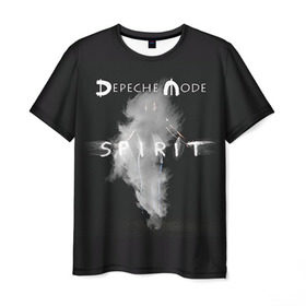 Мужская футболка 3D с принтом DM: Spirit в Тюмени, 100% полиэфир | прямой крой, круглый вырез горловины, длина до линии бедер | depeche mode