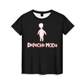Женская футболка 3D с принтом DM: Playing the angel в Тюмени, 100% полиэфир ( синтетическое хлопкоподобное полотно) | прямой крой, круглый вырез горловины, длина до линии бедер | Тематика изображения на принте: depeche mode