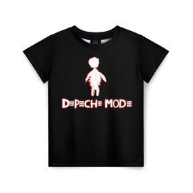 Детская футболка 3D с принтом DM: Playing the angel в Тюмени, 100% гипоаллергенный полиэфир | прямой крой, круглый вырез горловины, длина до линии бедер, чуть спущенное плечо, ткань немного тянется | Тематика изображения на принте: depeche mode