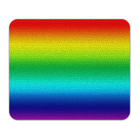 Коврик прямоугольный с принтом Радуга (Витражный Градиент) в Тюмени, натуральный каучук | размер 230 х 185 мм; запечатка лицевой стороны | gradient | rainbow | витраж | градиент | радуга
