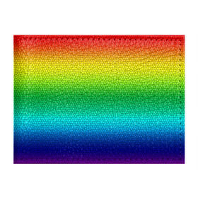 Обложка для студенческого билета с принтом Радуга (Витражный Градиент) в Тюмени, натуральная кожа | Размер: 11*8 см; Печать на всей внешней стороне | Тематика изображения на принте: gradient | rainbow | витраж | градиент | радуга