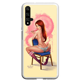 Чехол для Honor 20 с принтом Pin Up Pop Art Girl в Тюмени, Силикон | Область печати: задняя сторона чехла, без боковых панелей | Тематика изображения на принте: comics | girl | lollipop | pin up | pop art | арт | девочка | дизайн | конфетка | лолита | милая | мода | пафос | поп арт | сосательная | стиль | чупа чупс