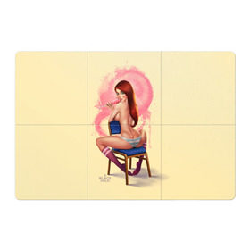 Магнитный плакат 3Х2 с принтом Pin Up Pop Art Girl в Тюмени, Полимерный материал с магнитным слоем | 6 деталей размером 9*9 см | comics | girl | lollipop | pin up | pop art | арт | девочка | дизайн | конфетка | лолита | милая | мода | пафос | поп арт | сосательная | стиль | чупа чупс