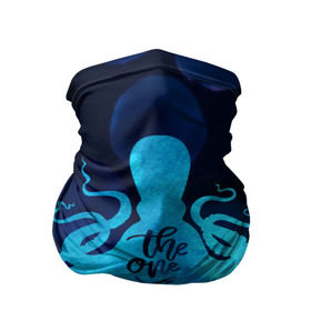 Бандана-труба 3D с принтом крутой осьминог в Тюмени, 100% полиэстер, ткань с особыми свойствами — Activecool | плотность 150‒180 г/м2; хорошо тянется, но сохраняет форму | вода | море | океан | осьминог | подводный мир | рыбы