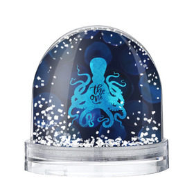 Снежный шар с принтом крутой осьминог в Тюмени, Пластик | Изображение внутри шара печатается на глянцевой фотобумаге с двух сторон | вода | море | океан | осьминог | подводный мир | рыбы