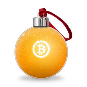Ёлочный шар с принтом Bitcoin - Биткоин в Тюмени, Пластик | Диаметр: 77 мм | bitcoin | ethereum | litecoin | биткоин | интернет | крипта | криптовалюта | лайткоин | майнинг | технологии | эфир