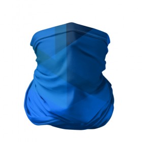 Бандана-труба 3D с принтом blue texsture в Тюмени, 100% полиэстер, ткань с особыми свойствами — Activecool | плотность 150‒180 г/м2; хорошо тянется, но сохраняет форму | abstraction | абстракция | геометрия | грани | линии | полигоны | сочетания | треугольники