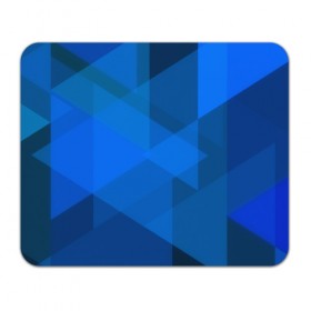 Коврик прямоугольный с принтом blue texsture в Тюмени, натуральный каучук | размер 230 х 185 мм; запечатка лицевой стороны | Тематика изображения на принте: abstraction | абстракция | геометрия | грани | линии | полигоны | сочетания | треугольники