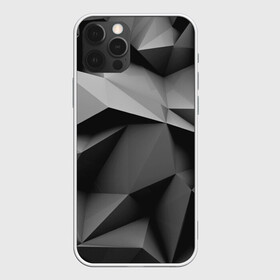 Чехол для iPhone 12 Pro Max с принтом Gray abstraction в Тюмени, Силикон |  | abstract | abstraction | грань | краски | линии | ребро | текстура