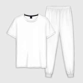 Мужская пижама хлопок с принтом Xcom Logo 