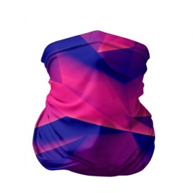 Бандана-труба 3D с принтом Violet polygon в Тюмени, 100% полиэстер, ткань с особыми свойствами — Activecool | плотность 150‒180 г/м2; хорошо тянется, но сохраняет форму | 3d | abstraction | абстракция | геометрия | грани | линии | полигоны | розовый | сочетания | текстура | треугольники | фиолетовый